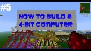 Minecraft: How To Build A 4-Bit Computer - Part 5 - RAM I [Tutorial]