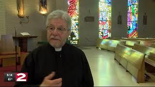 Father Joe Salerno says farewell to Don Shipman