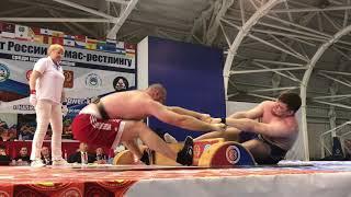 Mas-Wrestling. Andrew Markin, Ural VS Sergei Frolkin, Yakutia. 125+kg