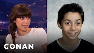 Cristin Milioti's Middle School Buzz Cut | CONAN on TBS