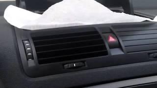 Поток воздуха при первой скорости печки на Шкоде А5