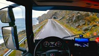 POV Driving Northern Norway, Scania S560 - Berlevag Rv. 890