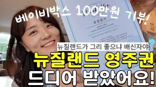 드디어 뉴질랜드 영주권 받았어요! 감사의 마음담아 베이비박스에 100만원 기부합니다 | 배신자라구요? 검은머리외국인?!| 새벽 5시반 일어나 뉴질랜드에서 홀로 아들넷 키우는 엄마