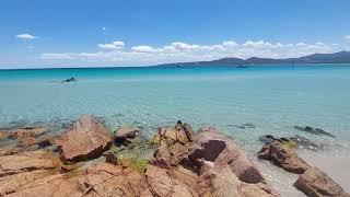 Spiaggia La Cinta San Teodoro Sardegna - BEACH WALKING in Sardinia ITALY