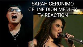 CELINE DION MEDLEY-SARAH GERONIMO COVER TV REACTION(Denz18)