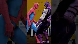 Spiderman vs the Avengers Zombie #shorts