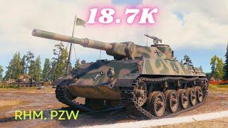 Rhm. Pzw  18.7K Spot Damage World of Tanks Replays