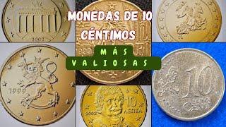 ALERTA COLECCIÓNISTAS. Top 5 monedas mas VALIOSAS de 10 Céntimos de Euro