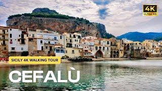 Cefalù Walking Tour | Italy City Walk 4K |  Sicily Top Cities