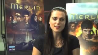 Merlin season 5 interview with Colin Morgan,Bradley James,Angel Coulby and Katie Mcgrath