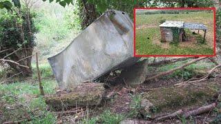 WW2 POW camp site look around, evidence found . Camp 43 - Harcourt Hill, Oxford. (links below)