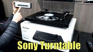 Sony Bluetooth Pre-Amp Turntable PS-LX310BT  Unboxing assembly and review test