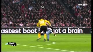 22.12.2011 Fussball Rote Karte wegen Tätlichkeit an Zuschauer in Holland Torhüter v Alkmaar