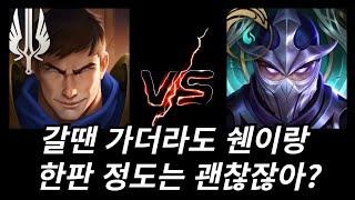 한판이라도 더 즐기고 가야한다(가렌vs쉔)