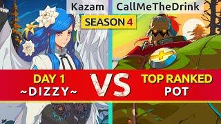 GGST ▰ Kazam (Day 1 Dizzy) vs CallMeTheDrink (TOP Ranked Potemkin). Guilty Gear Strive Gameplay