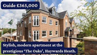 Luxurious apartment in a prestigious development close to Haywards Heath Station.