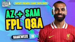 FPL GW10 Q&A! ⁉️ | AZ + SAM! | Fantasy Premier League Tips 2024/25