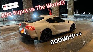 Racing EVERYONE In My Toyota Supra Street Racing Action!