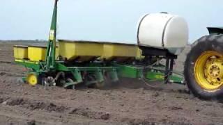 Planting corn on April 3, 2010 near Ripley in Ontario, Canada