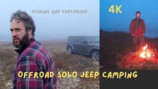The Ultimate Off-road JEEP ADVENTURE  Solo Camping Fire & Fishing!