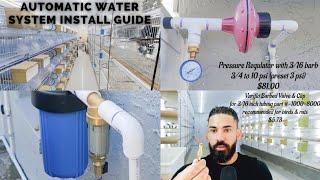 Review of the AUTOMATIC WATER SYSTEM for the bird room