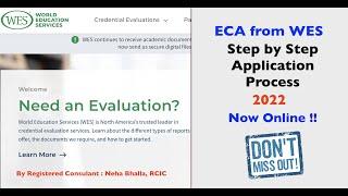 ECA: Education Credential Assessment - How to Apply | WES Canada Express Entry 2022 