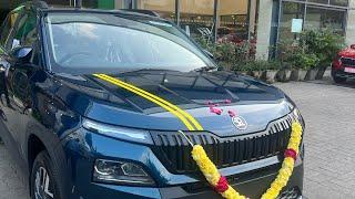 Skoda Kylaq Prestige - Automatic - Lava Blue - New Car Delivery - Chennai Skoda - Tamil