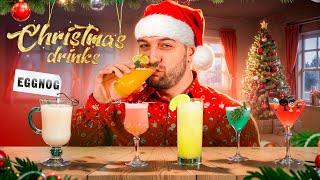 Top 5 Christmas Drinks  Eggnog, Santa Sour etc.