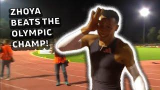 Sasha Zhoya UPSETS Grant Holloway In Men's 110m Hurdles At Galà dei Castelli 2024!