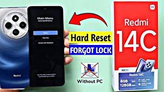 How To Hard Reset Xiaomi Redmi 14C Remove Screen Lock Pattern/Pin/Password | Xiaomi Redmi 14c 2025