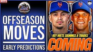 Early Mets Offseason PREDICTIONS (Soto, Alonso, Crochet, Adames, Rotation, Bullpen Etc)