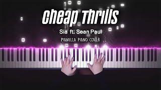 Sia - Cheap Thrills (ft. Sean Paul) | Piano Cover by Pianella Piano