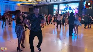 Alejandra y Shawn dancing at BIG Salsa Festival 2024