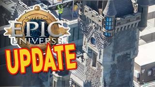 Epic Universe Construction Update | Major Progress In Super Nintendo World & Night Time Testing