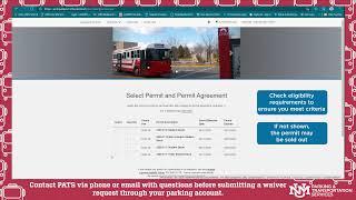 Purchasing a UNM Parking Permit Online