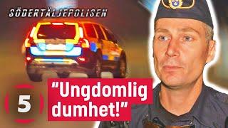 Throwback: 17-åring smygkör föräldrarnas bil utan körkort | Södertäljepolisen | Kanal 5 Sverige