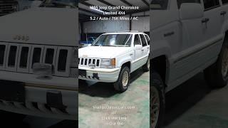 1995 Jeep Grand Cherokee Limited 4X4 / 5.2 / Auto / 76K Miles / AC #jeep #grandcherokee