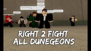 Right 2 Fighters VS ALL DUNGEONS! (Legend) | Right 2 Fight 0.3.7v