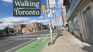 Walking Danforth Avenue in Toronto's East Danforth District With Liam 7/18/2024
