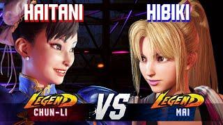 SF6 ▰ HAITANI (Chun-Li) vs HIBIKI (Mai) ▰ High Level Gameplay