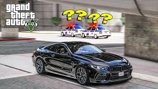 ОНИ СНОВА МЕНЯ НЕ ЗАМЕТИЛИ! ПОЛИЦЕЙСКАЯ ПОГОНЯ В ГТА 5 ЗА BMW M8!