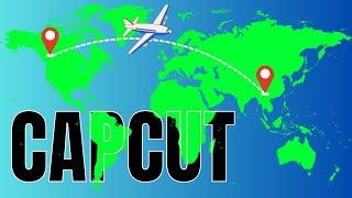 Travel Map Animation In CapCut PC #capcuttutorial #capcut  @Just_a_normal_guy11