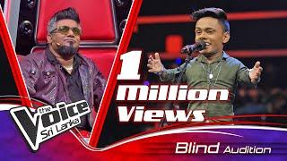 Manoj Sanjeewa | Pem Lowa Nindedi (පෙම් ලොව නින්දෙදි)  | Blind Auditions | The Voice Sri Lanka