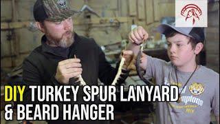 DIY Turkey Spur Lanyard and Beard Hanger