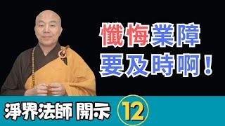 淨界法師：懺悔業障，要及時啊！等到業力滿出來了，來不及了，你就要付出慘痛的代價！