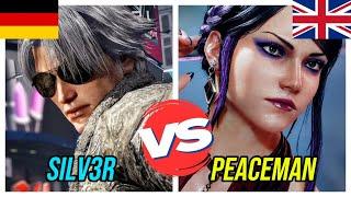 Tekken 8 ▰ Silv3r (#2 LEE) Vs Peaceman (#3 ZAFINA) ▰ RANKED Matches!