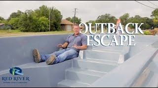 Outback Escape Fiberglass Pool || Red River Pools