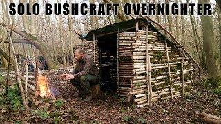 Winter Overnighter in Heated Bushcraft shelter