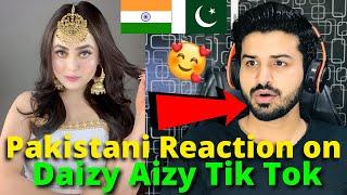 Pakistani React on Daizy Aizy Latest TIKTOK VIDEOS | Indian TikToker | Reaction Vlogger