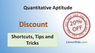 Discount - Shortcuts & Tricks for Placement Tests, Job Interviews & Exams